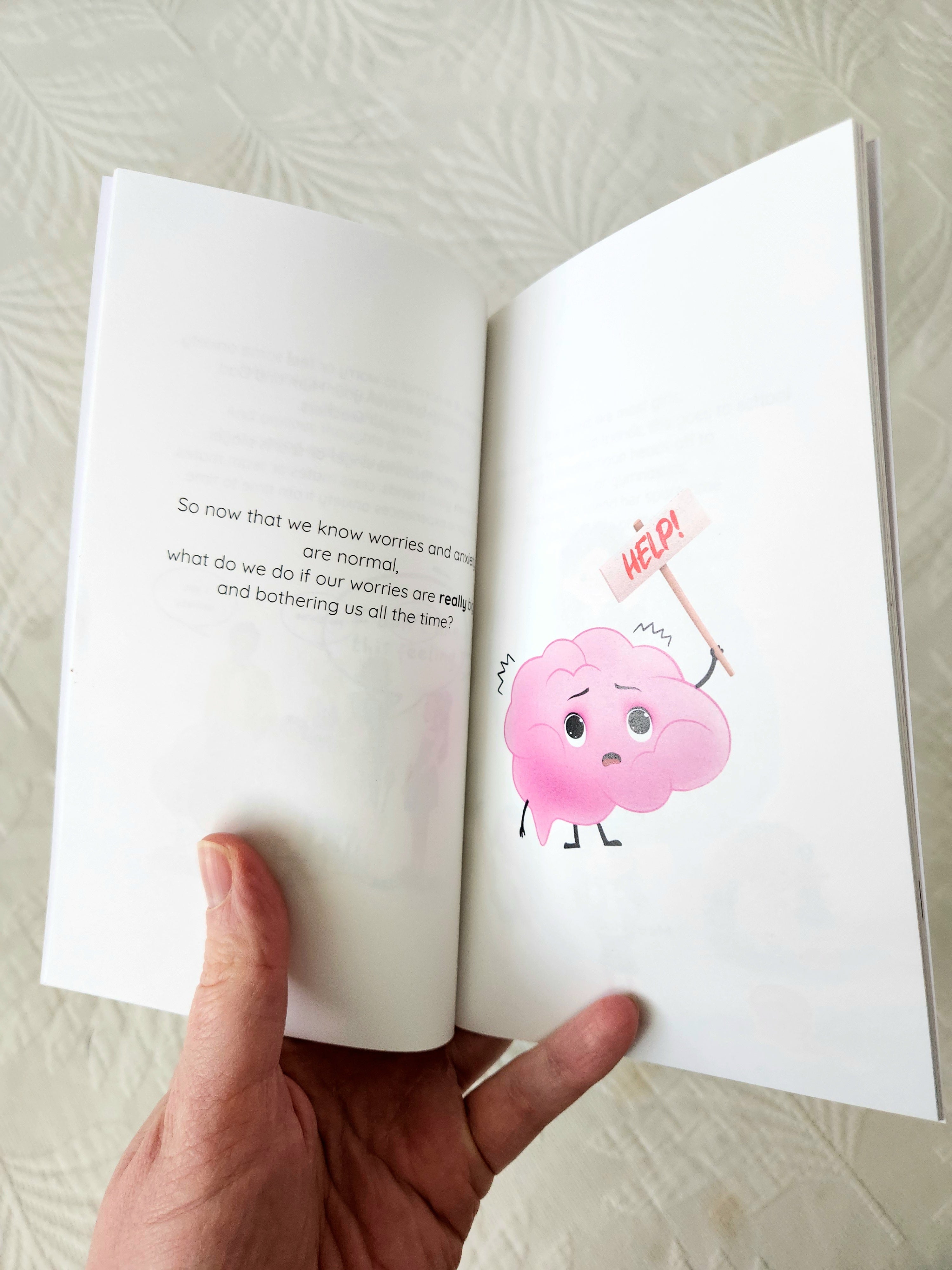 Hazel's Worries -Children’s book about big worries and anxiety - Travel Size