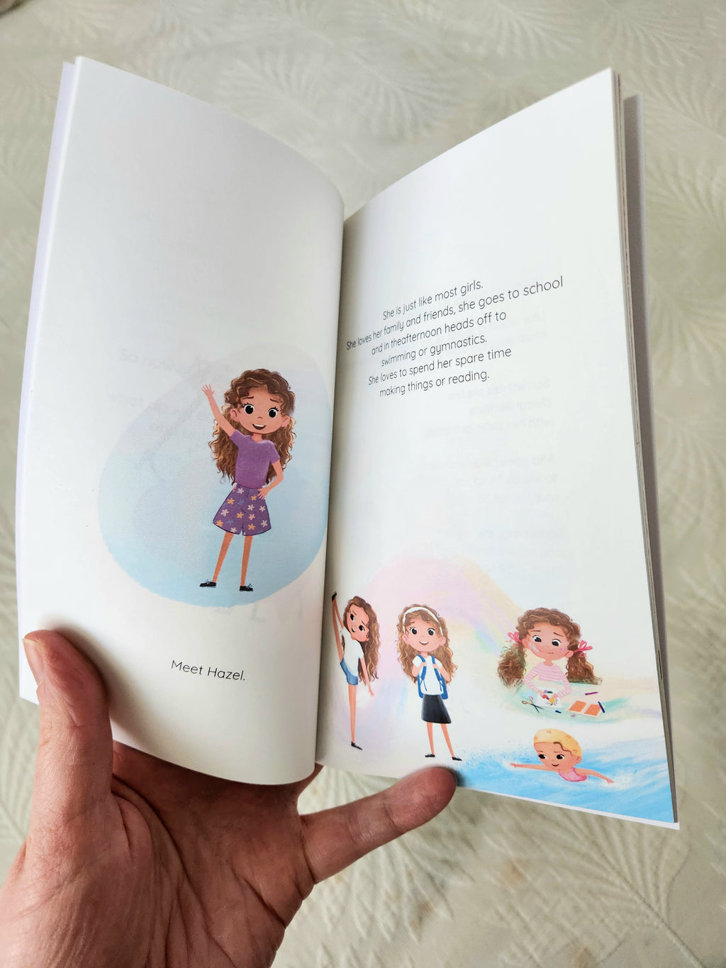 Hazel's Worries -Children’s book about big worries and anxiety - Travel Size