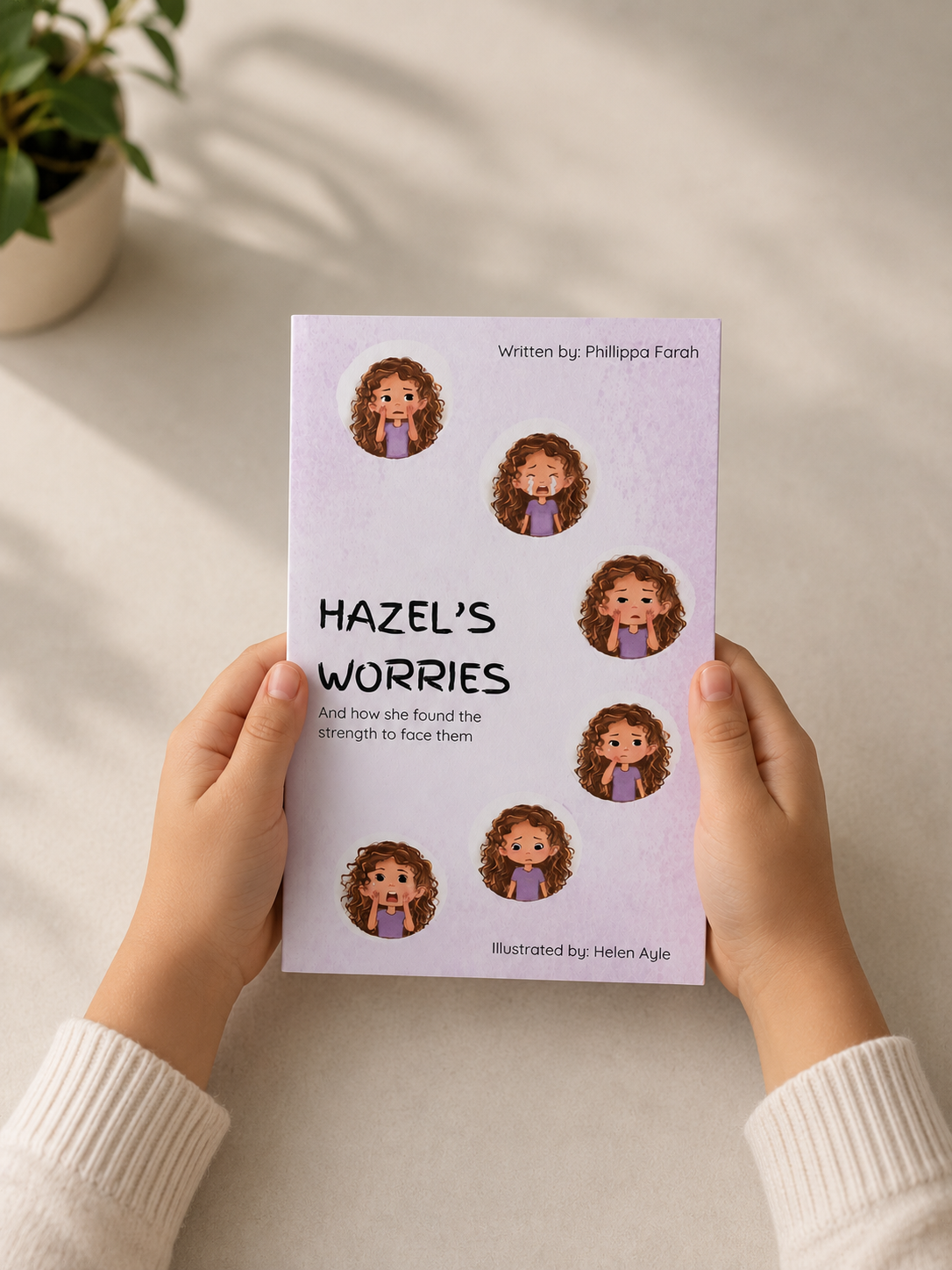 Hazel's Worries -Children’s book about big worries and anxiety - Travel Size