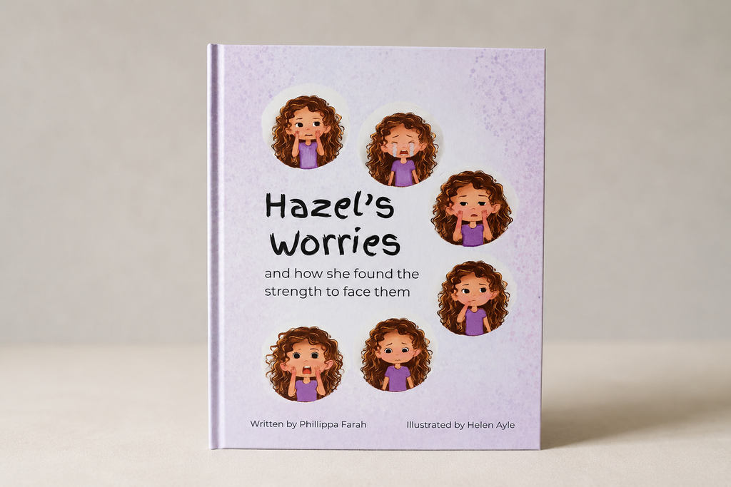 Hazel's Worries -Children’s book about big worries and anxiety- Hard Cover
